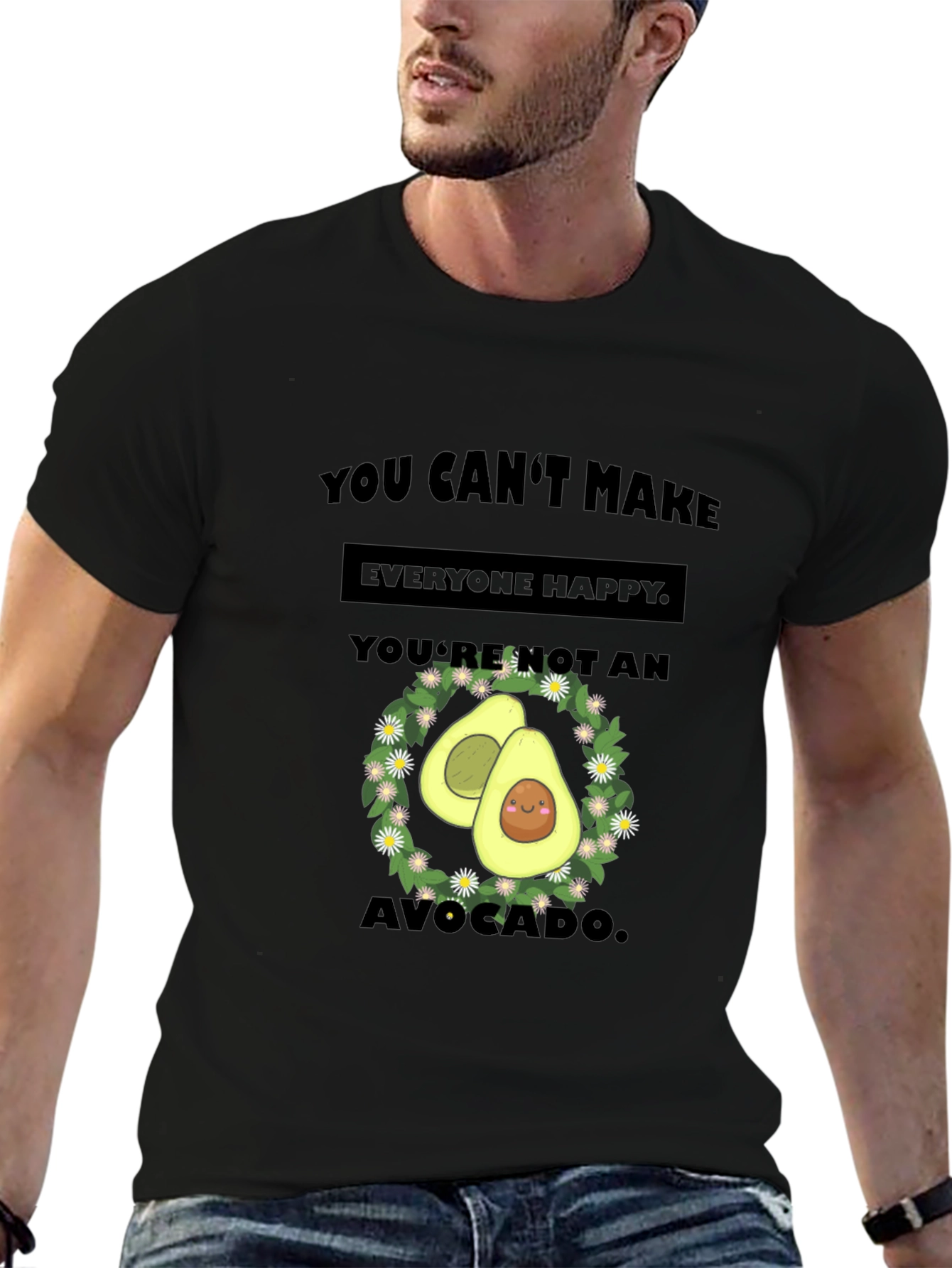 Funny Avocado Graphic T-Shirt