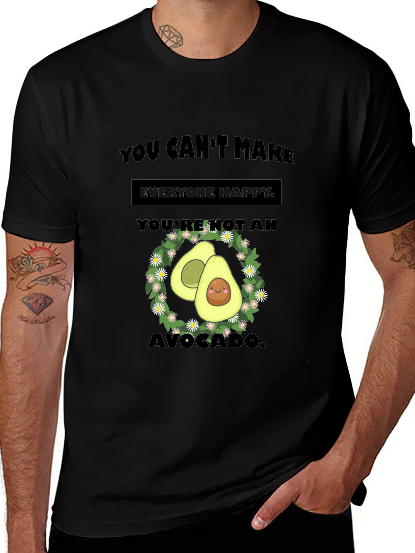 Funny Avocado Graphic T-Shirt