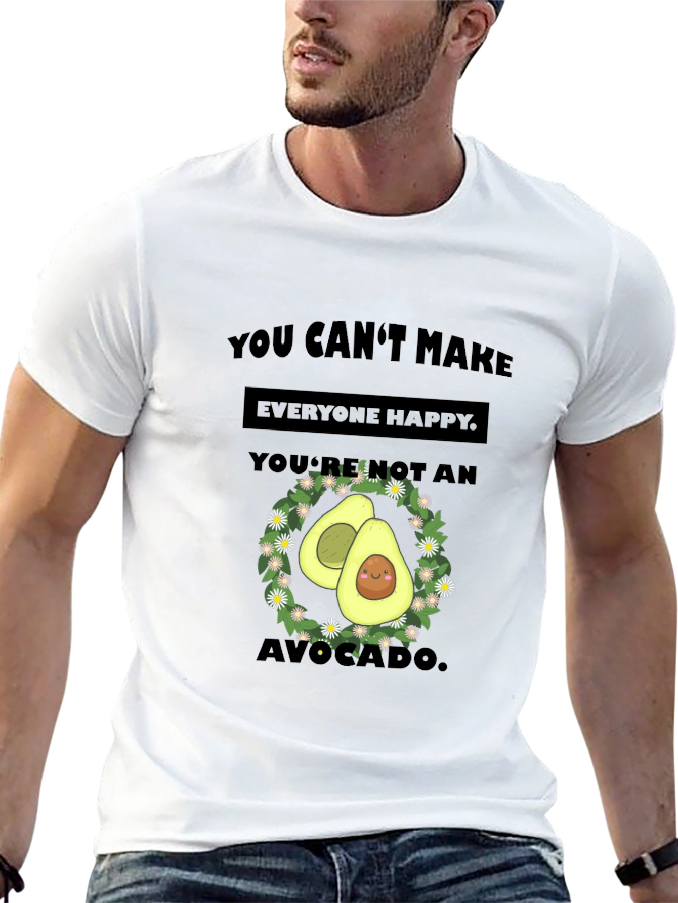 Funny Avocado Graphic T-Shirt