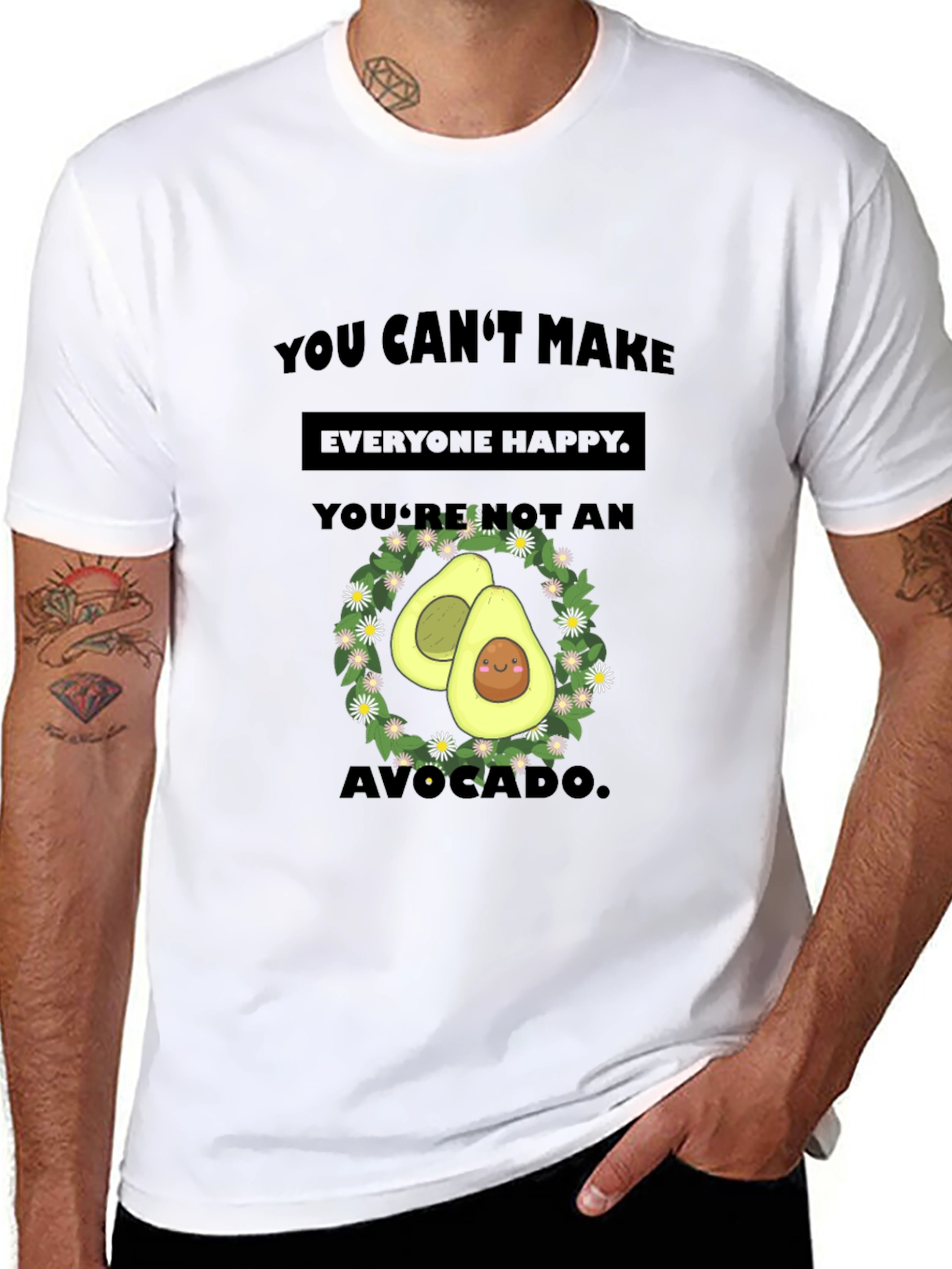 Funny Avocado Graphic T-Shirt