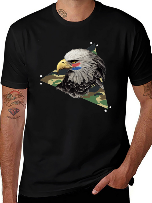 Eagle Camo T-Shirt - Patriotic Style