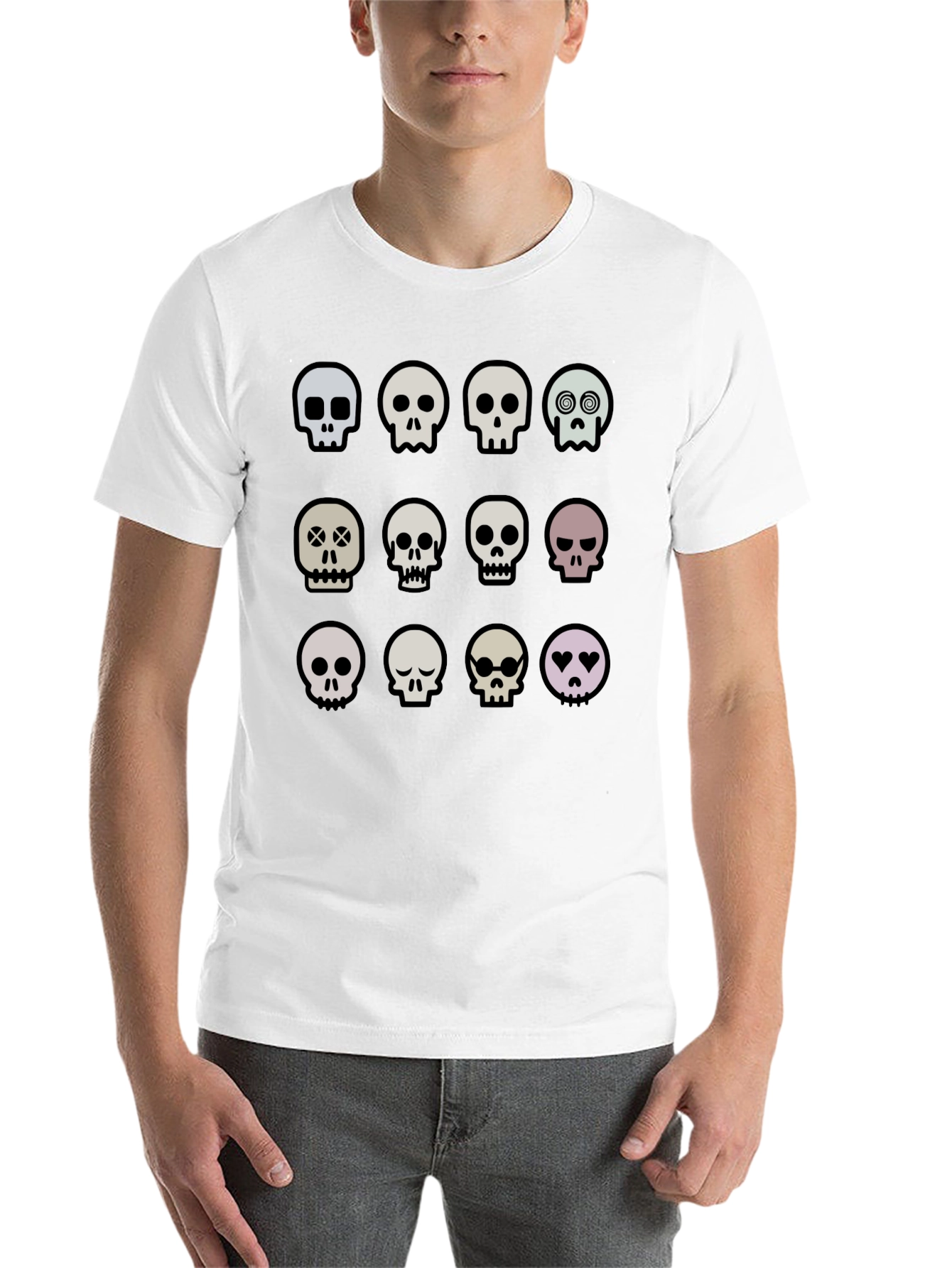 Skull T-Shirt: Quirky Graphic Tee for Unique Style