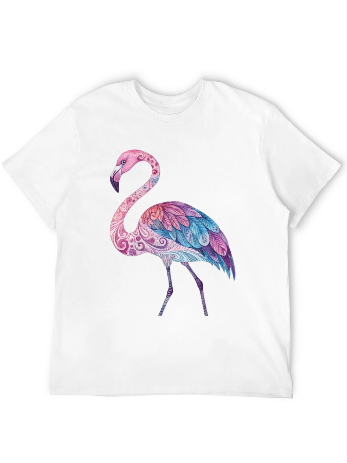 Flamingo Graphic Black T-Shirt