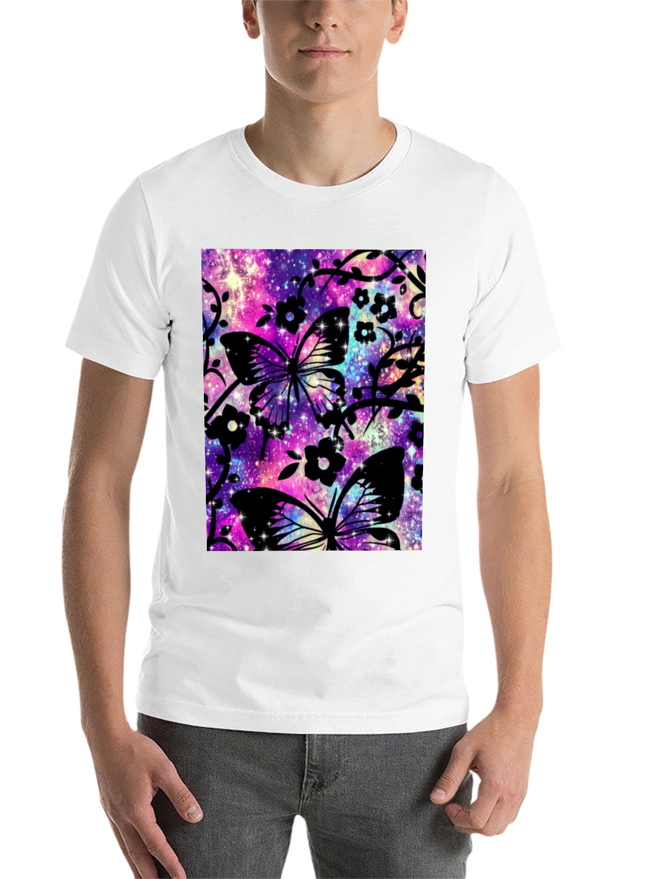 Butterfly Galaxy Graphic T-Shirt