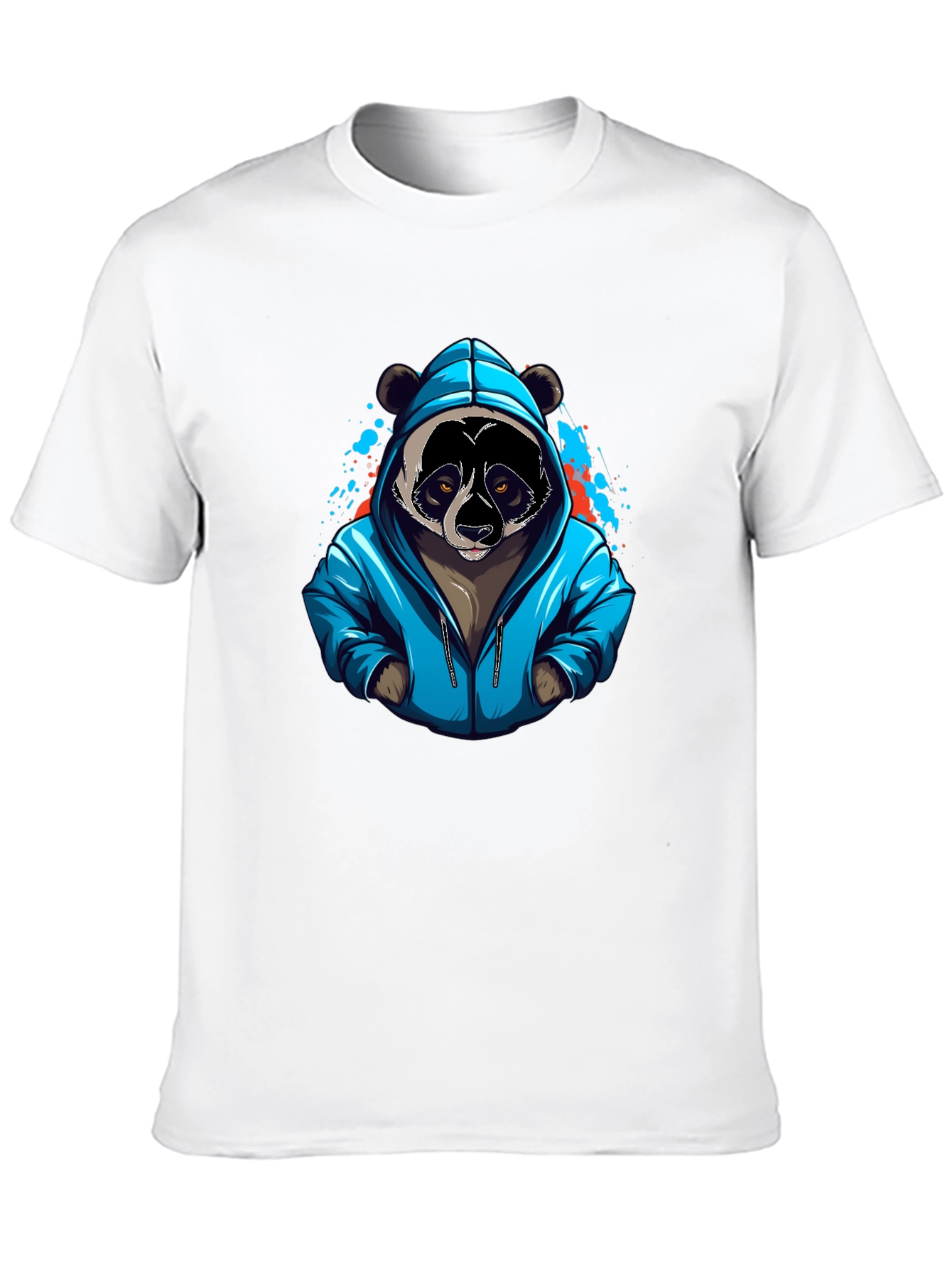 Cool Panda Graphic T-Shirt - Black