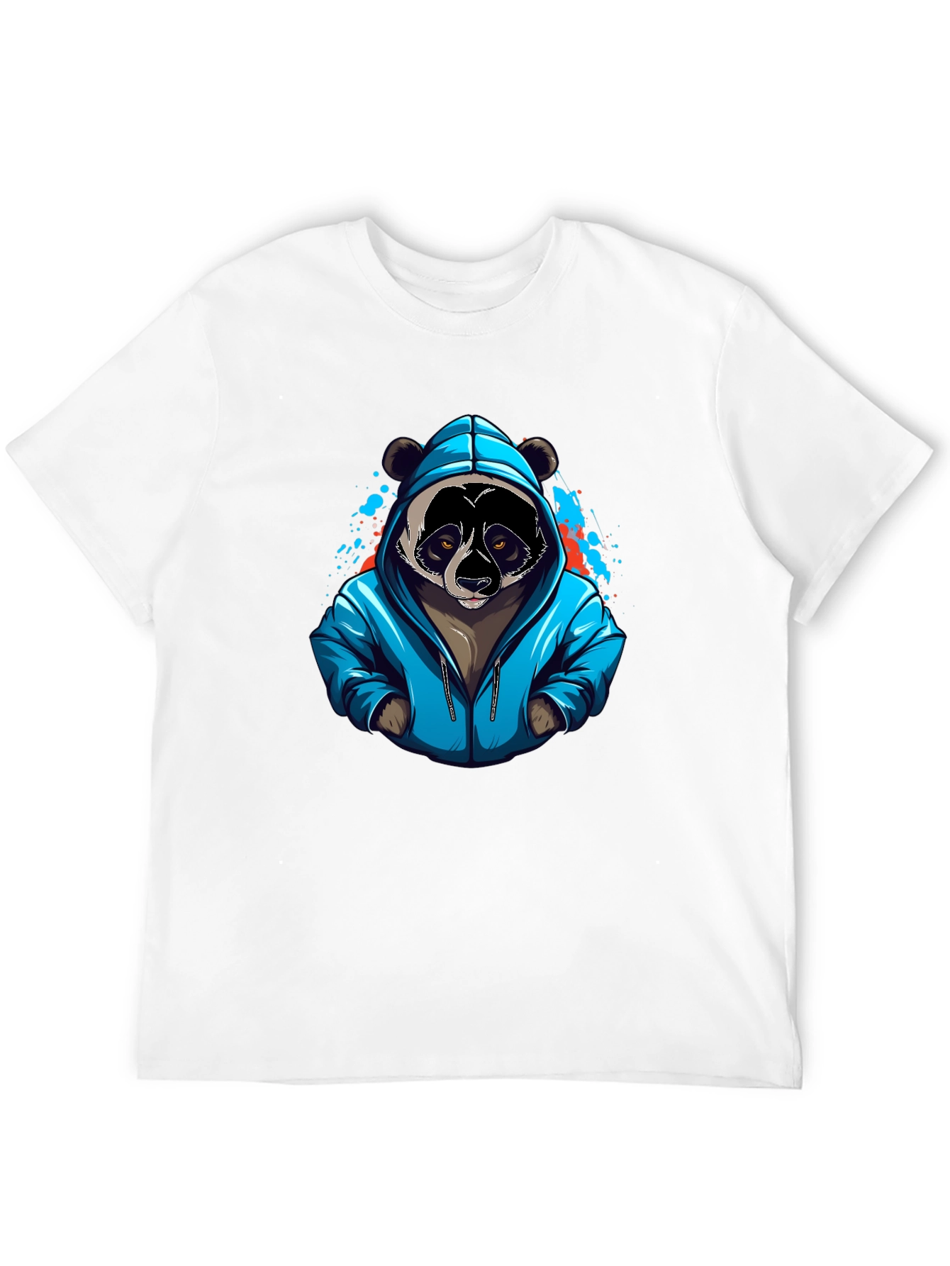 Cool Panda Graphic T-Shirt - Black