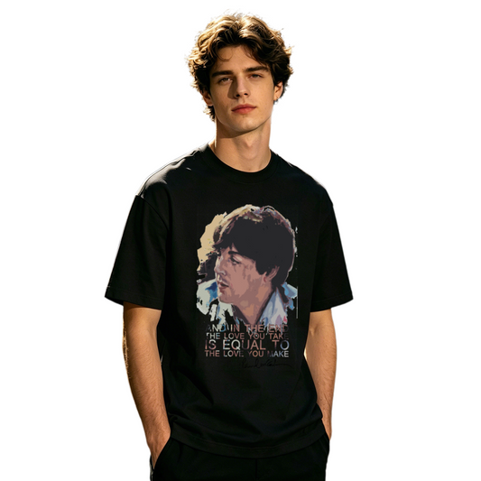Men's Classic Music Band Artist Retro Print Casual T-Shirt
