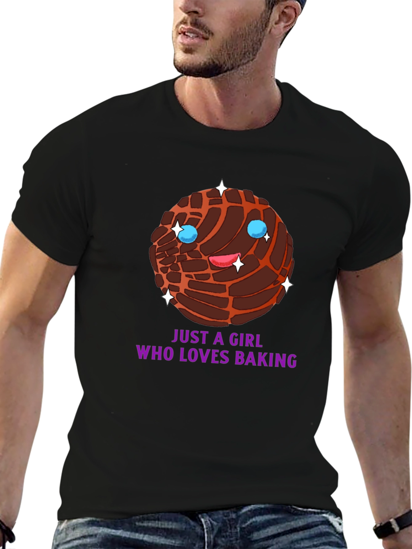 Just a Girl Who Loves Baking Concha T-Shirt