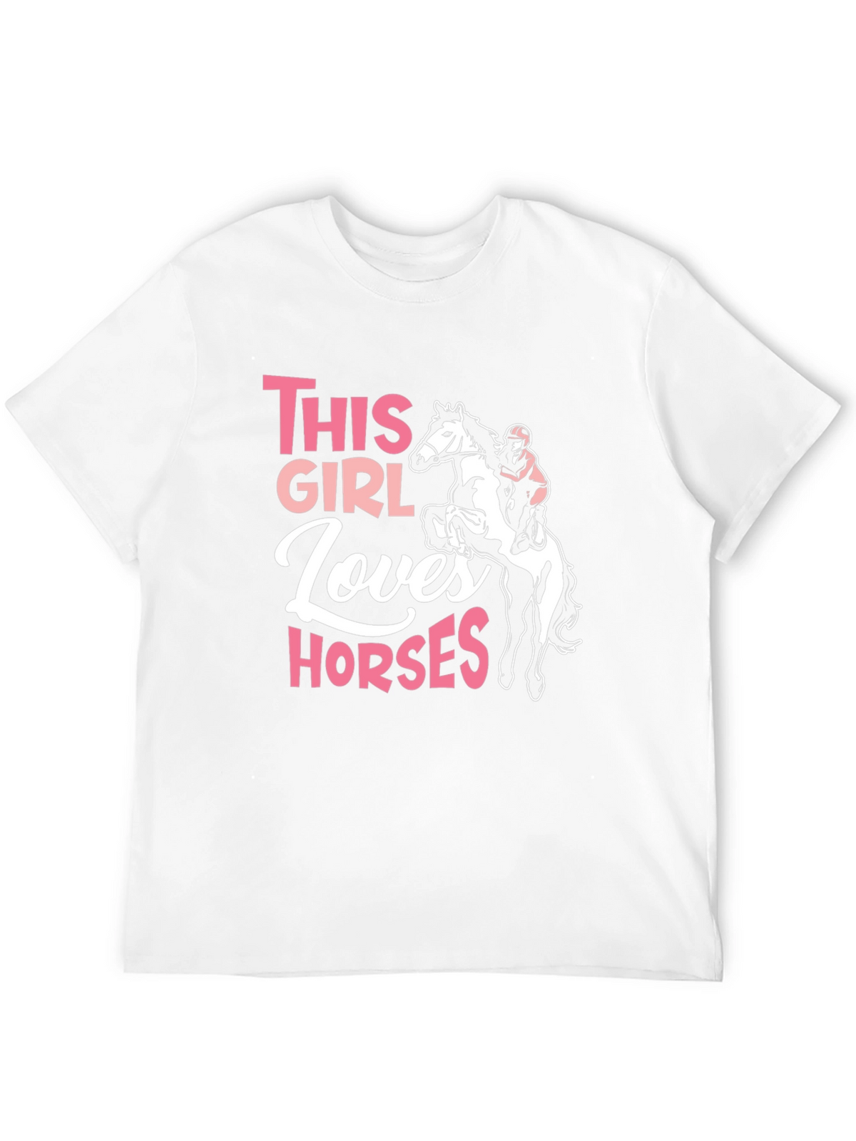 Girl Who Loves Horses T-Shirt