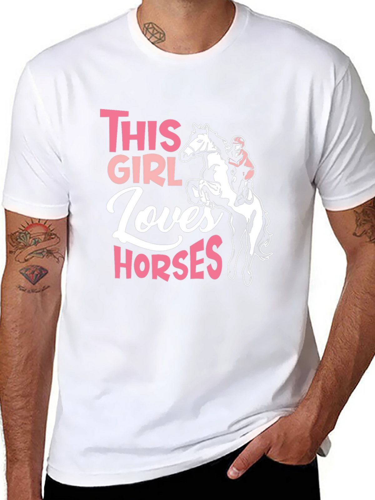 Girl Who Loves Horses T-Shirt