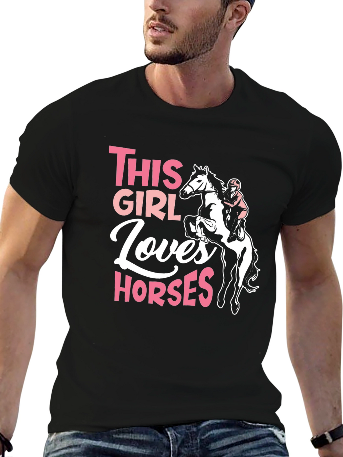 Girl Who Loves Horses T-Shirt