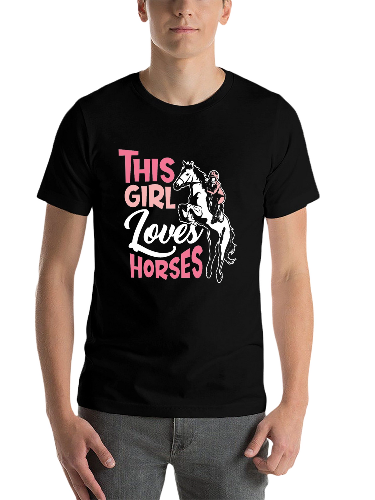 Girl Who Loves Horses T-Shirt