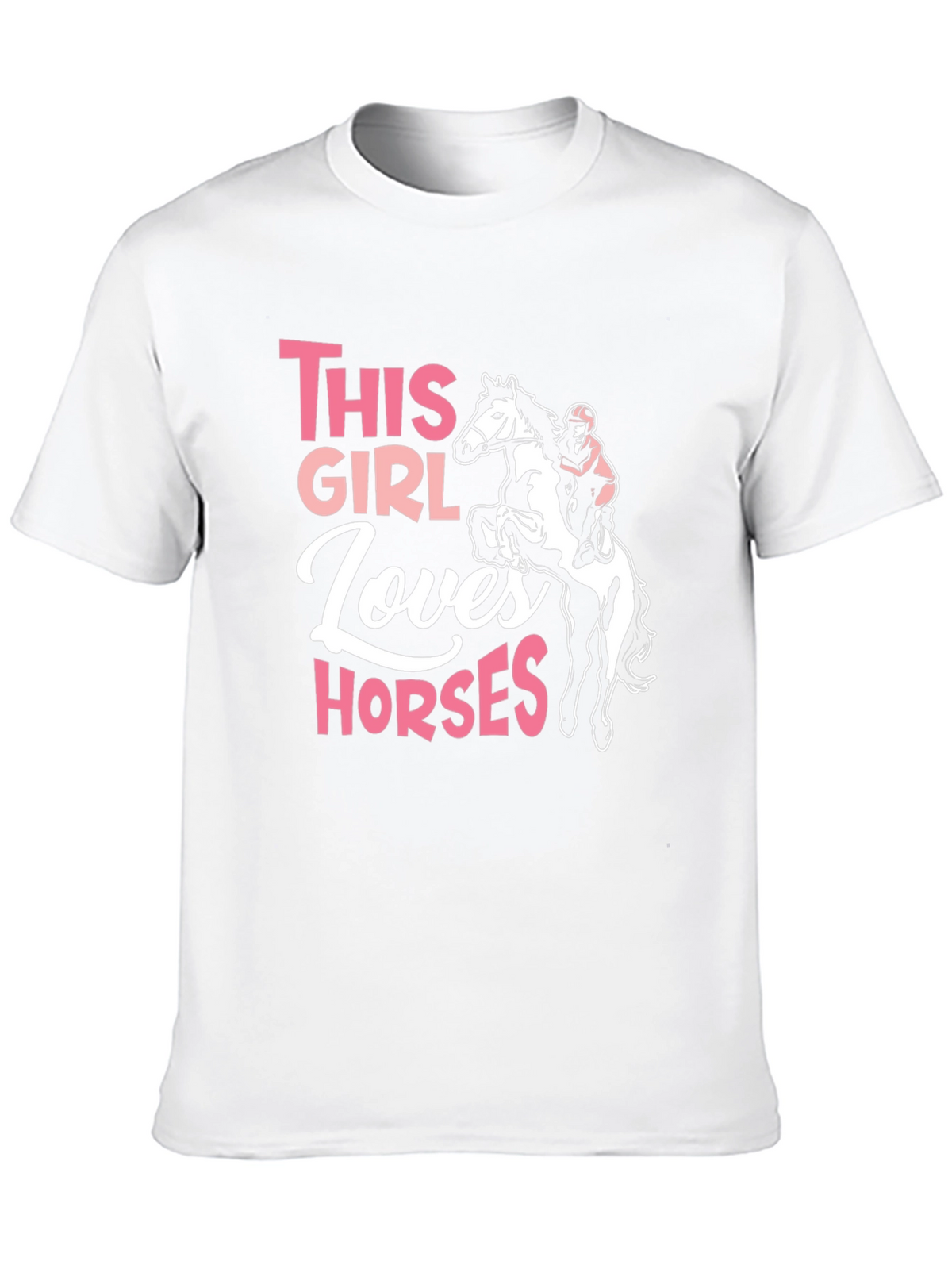 Girl Who Loves Horses T-Shirt