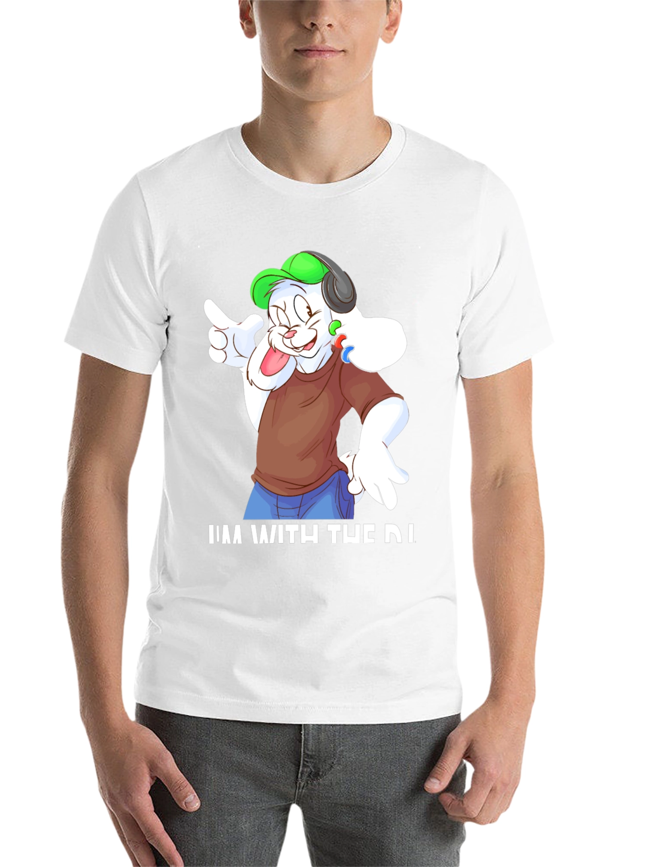 DJ Bunny Graphic Tee - Music Lovers Shirt