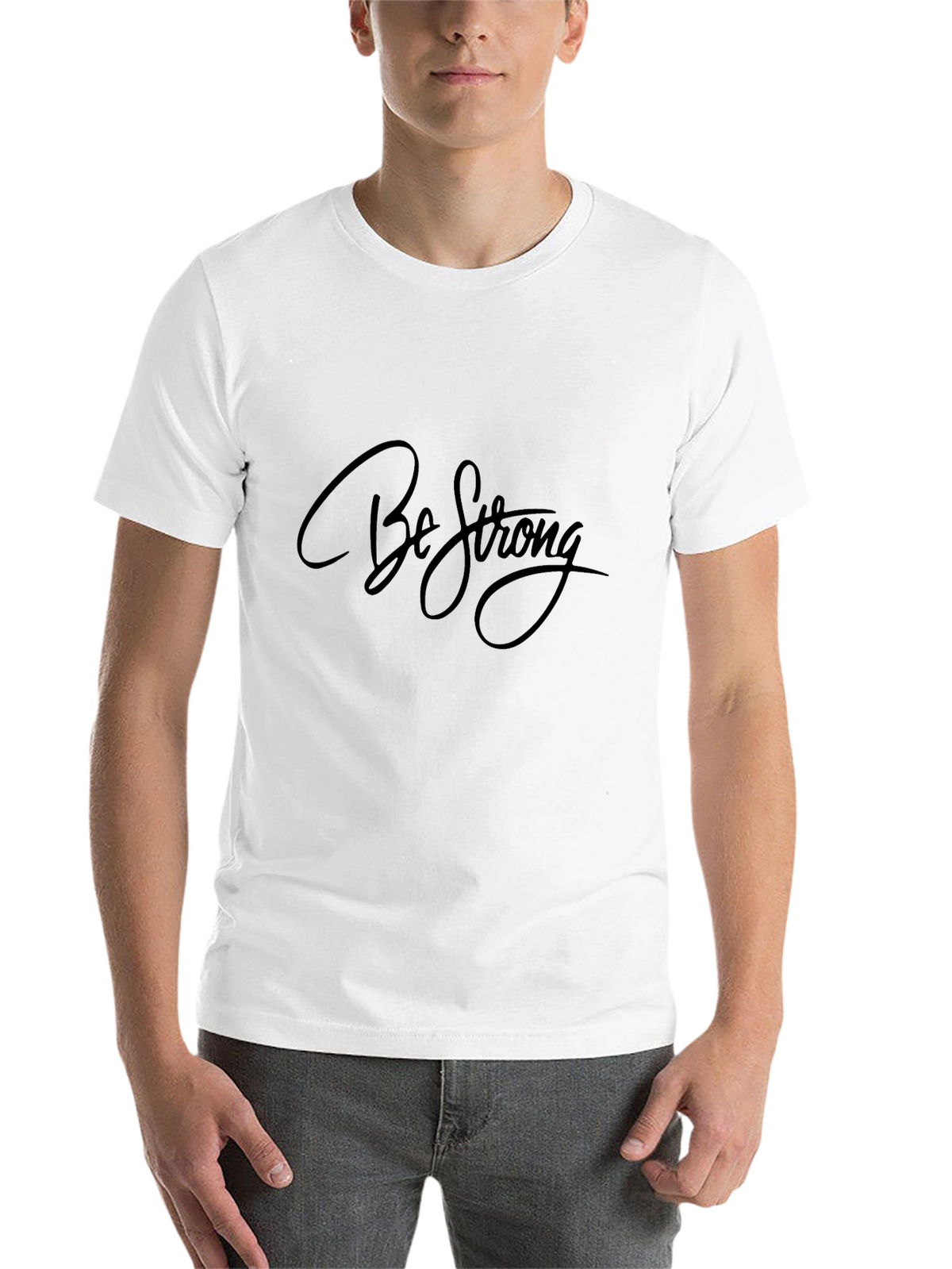 Be Strong Black T-Shirt