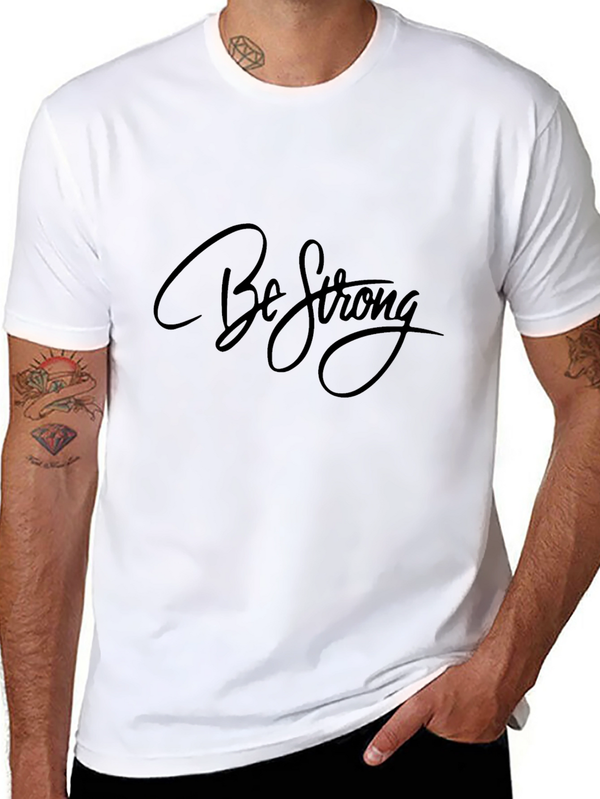 Be Strong Black T-Shirt