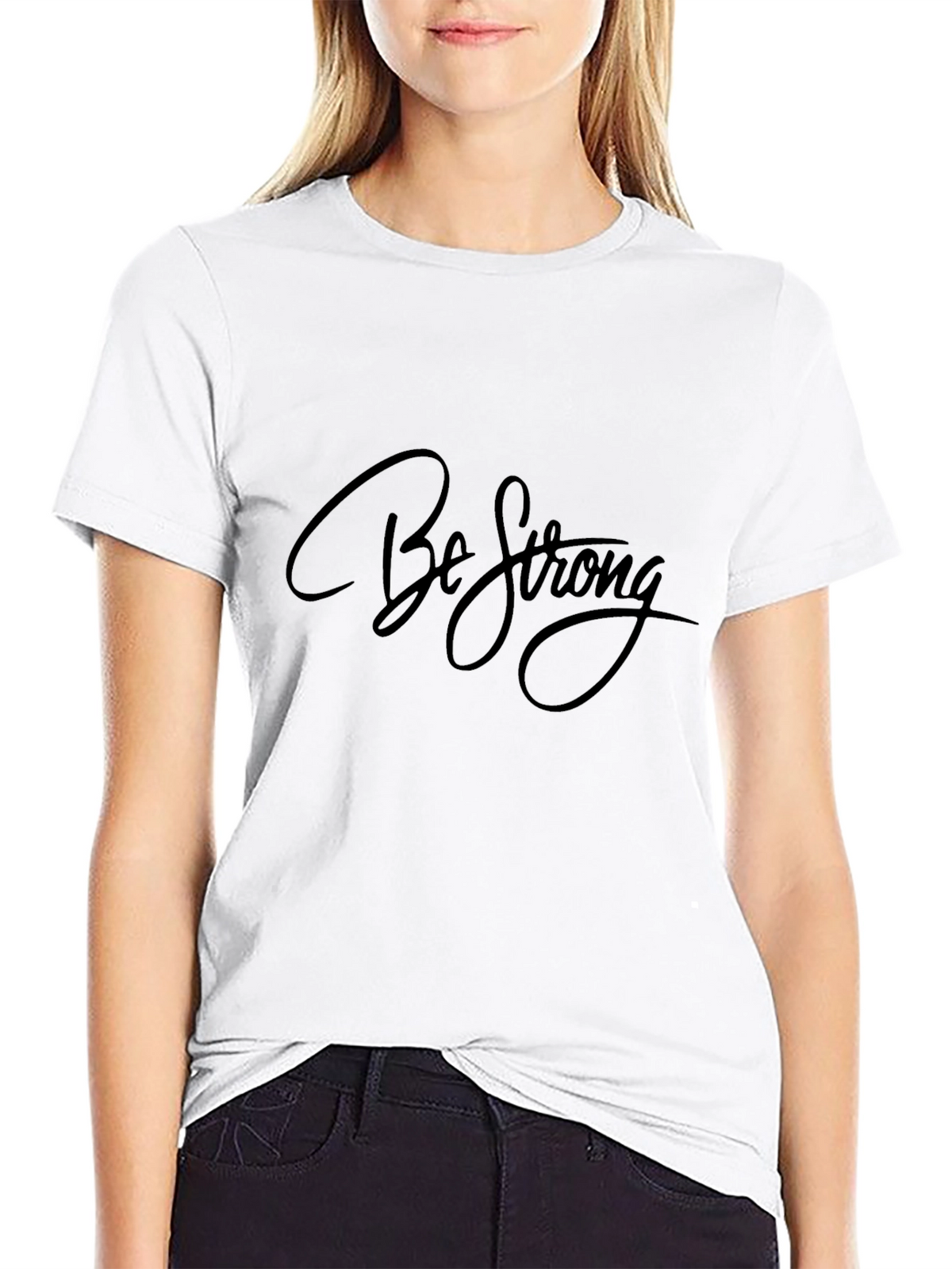 Be Strong Black T-Shirt