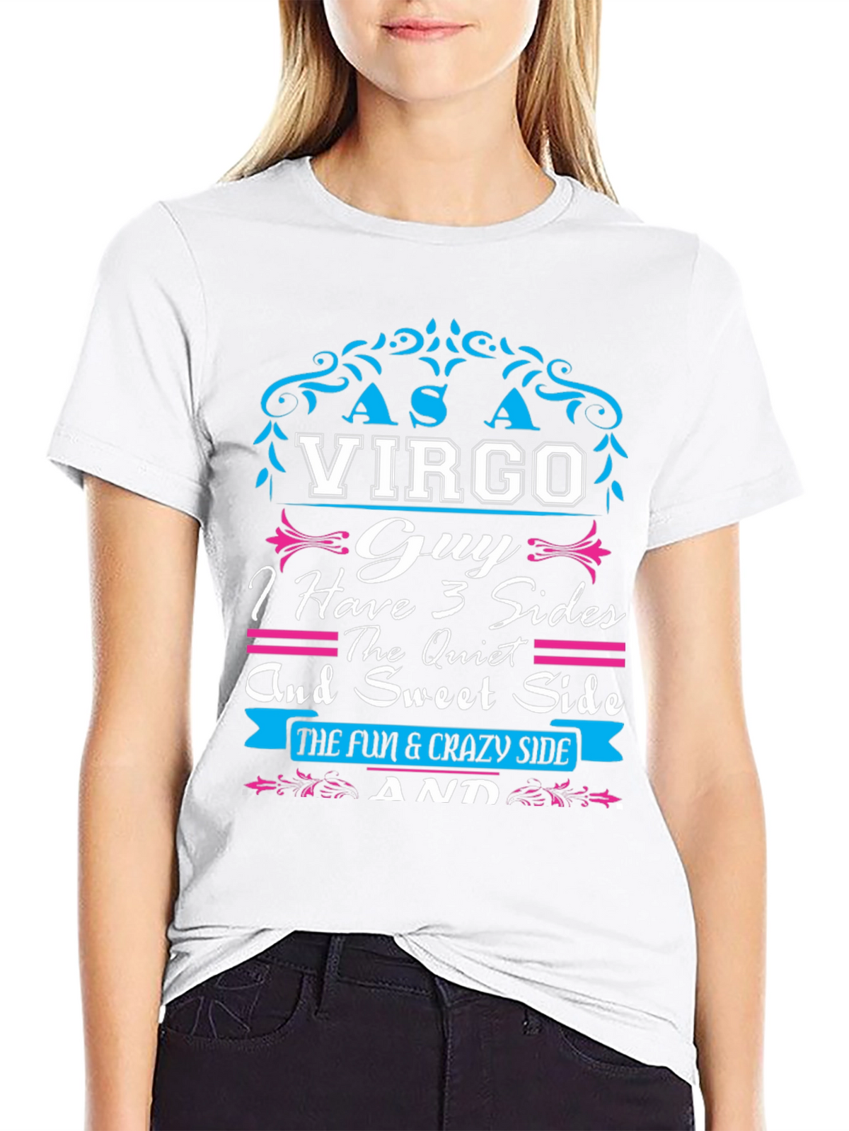 Virgo Guy T-Shirt - 3 Sides