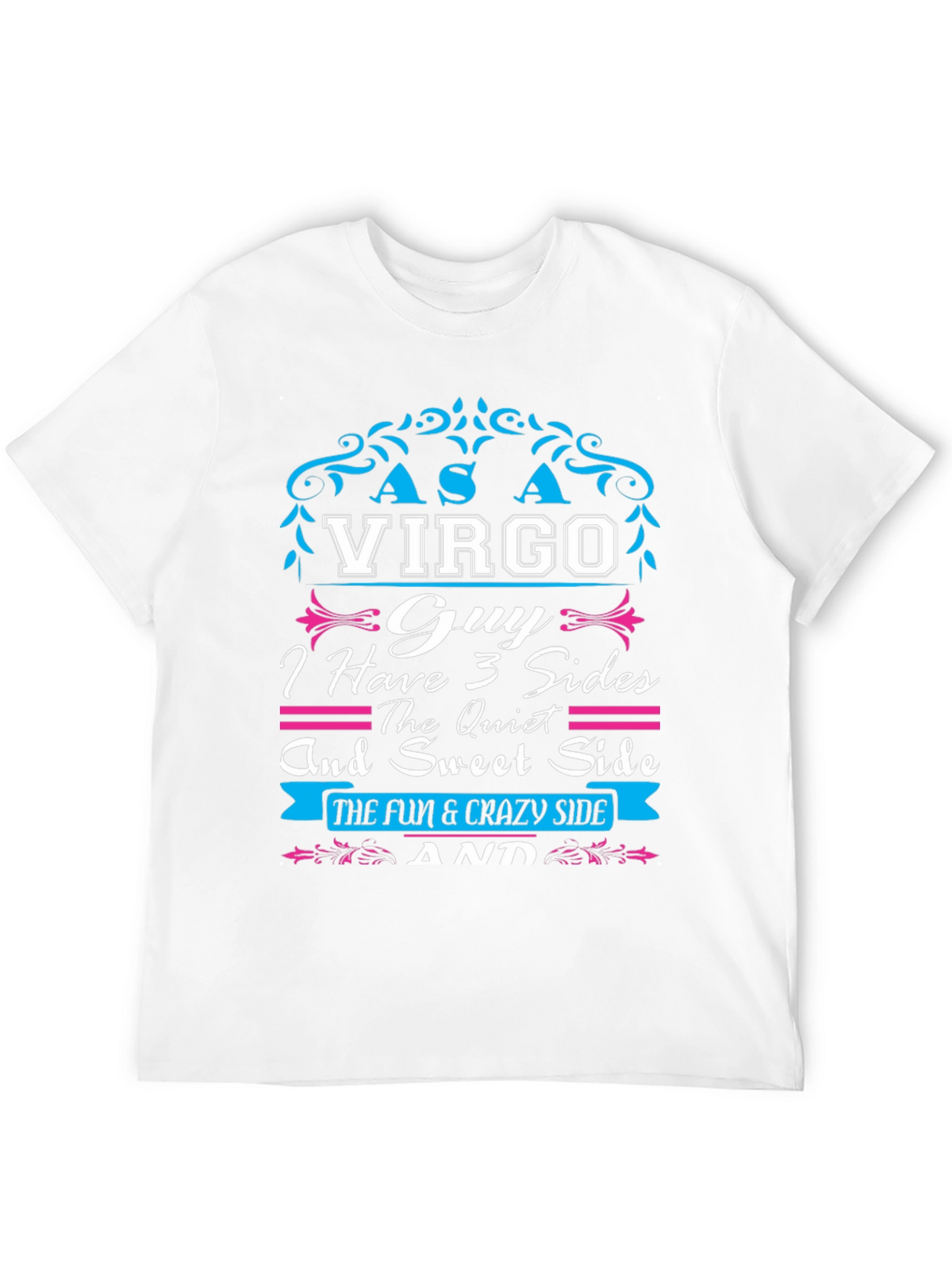 Virgo Guy T-Shirt - 3 Sides