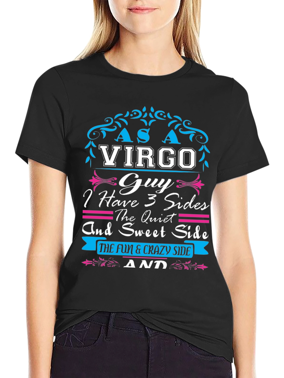 Virgo Guy T-Shirt - 3 Sides