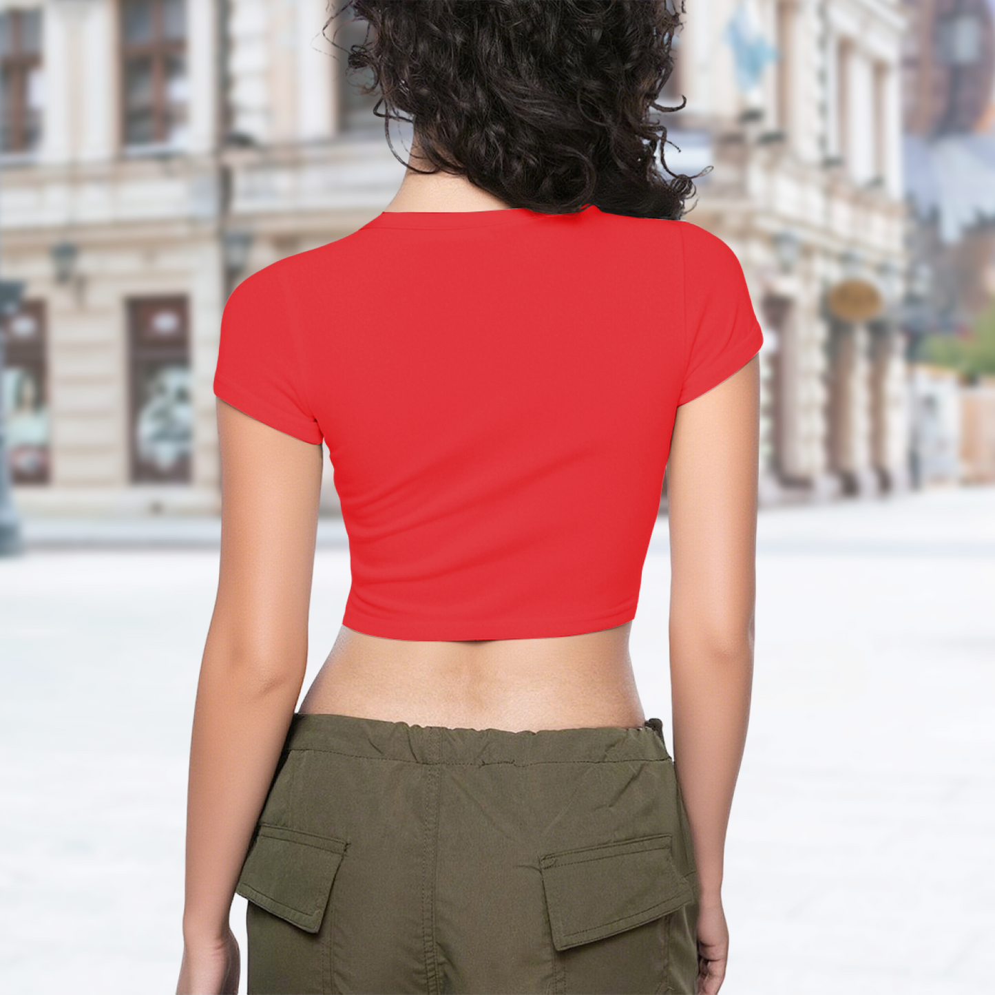 Funny Grammar Dinosaur Red Crop Tee ¨C Punctuation Saves Lives Teacher Top 6.