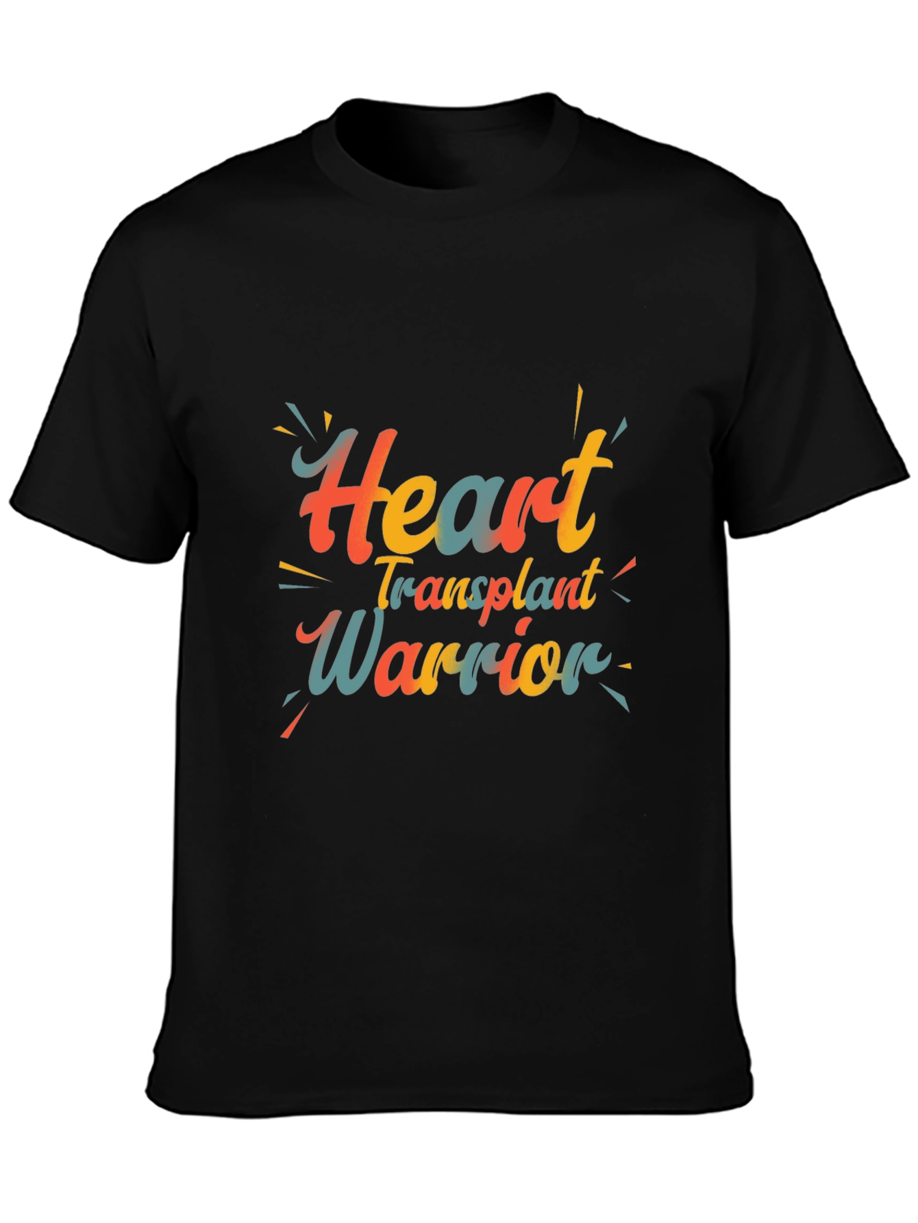 Heart Transplant Warrior Graphic Tee - Black