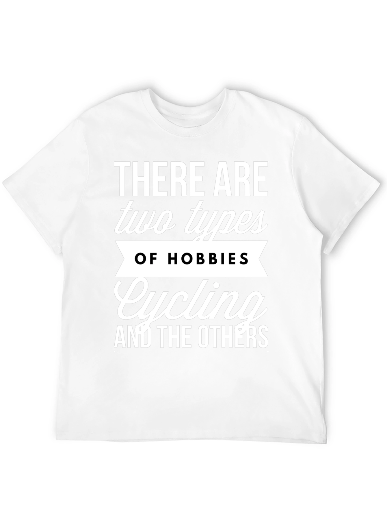Cycling Hobbies Graphic Tee - Black