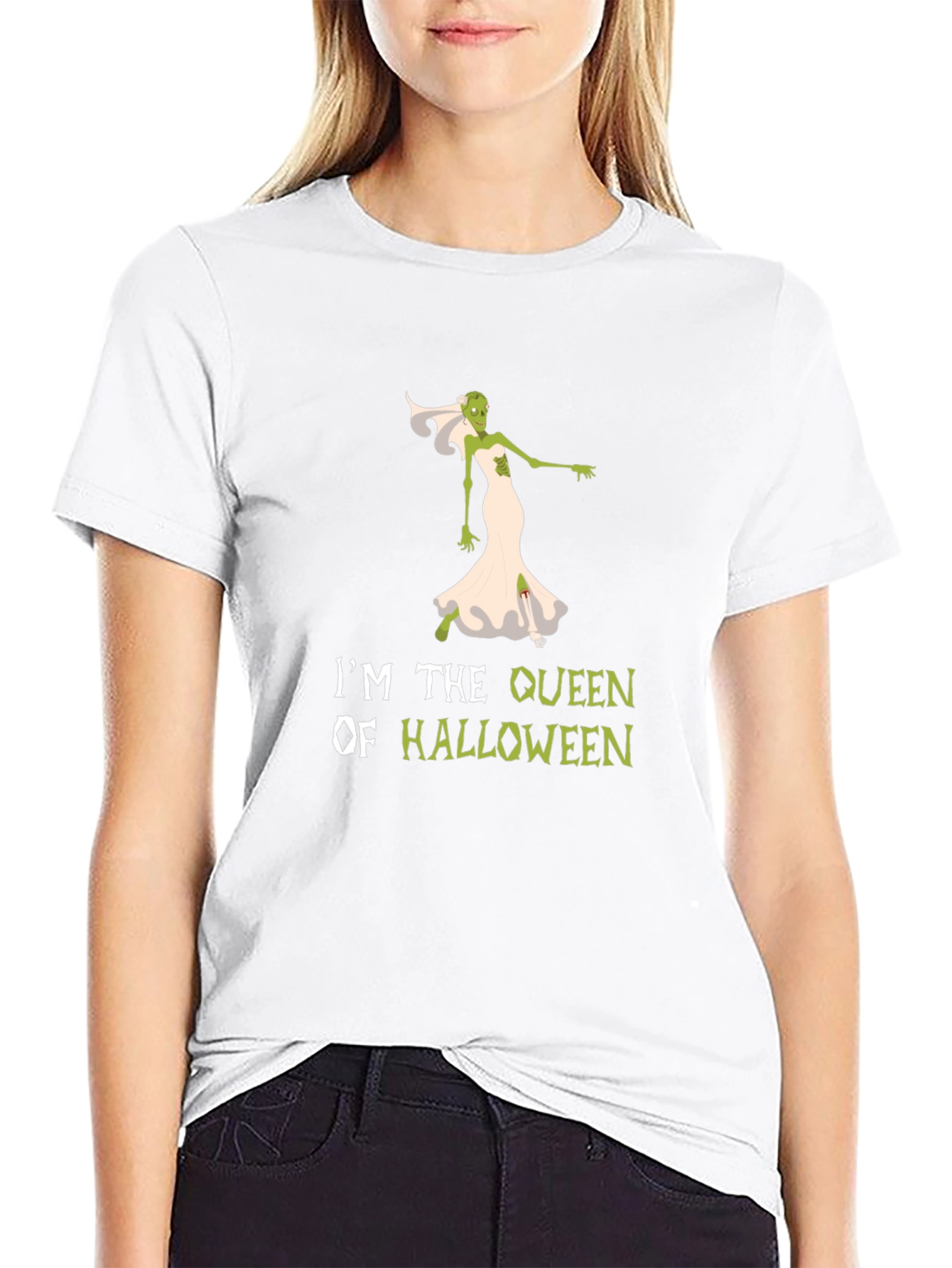 Halloween Queen Zombie Bride T-Shirt
