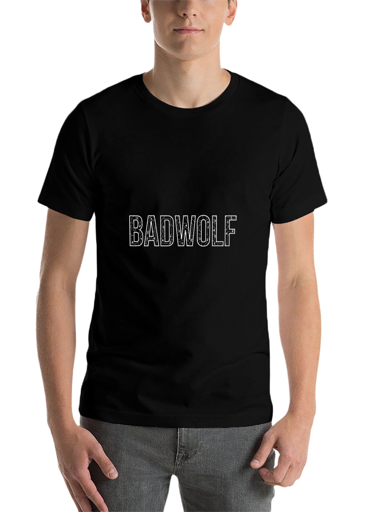 Bad Wolf Graphic Black T-Shirt