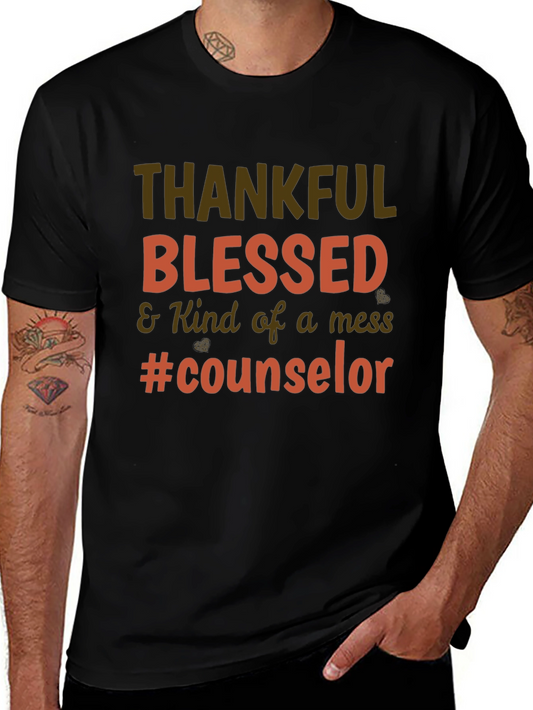 Thankful Blessed Counselor T-Shirt