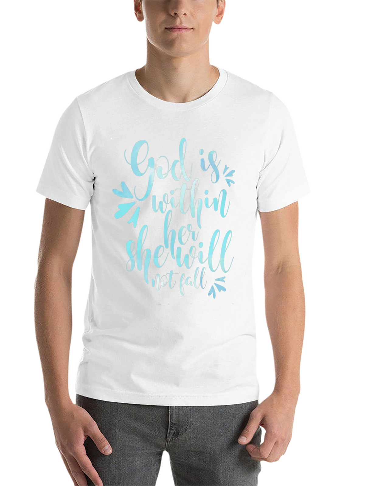 God is Within Her T-Shirt - Christian Apparel