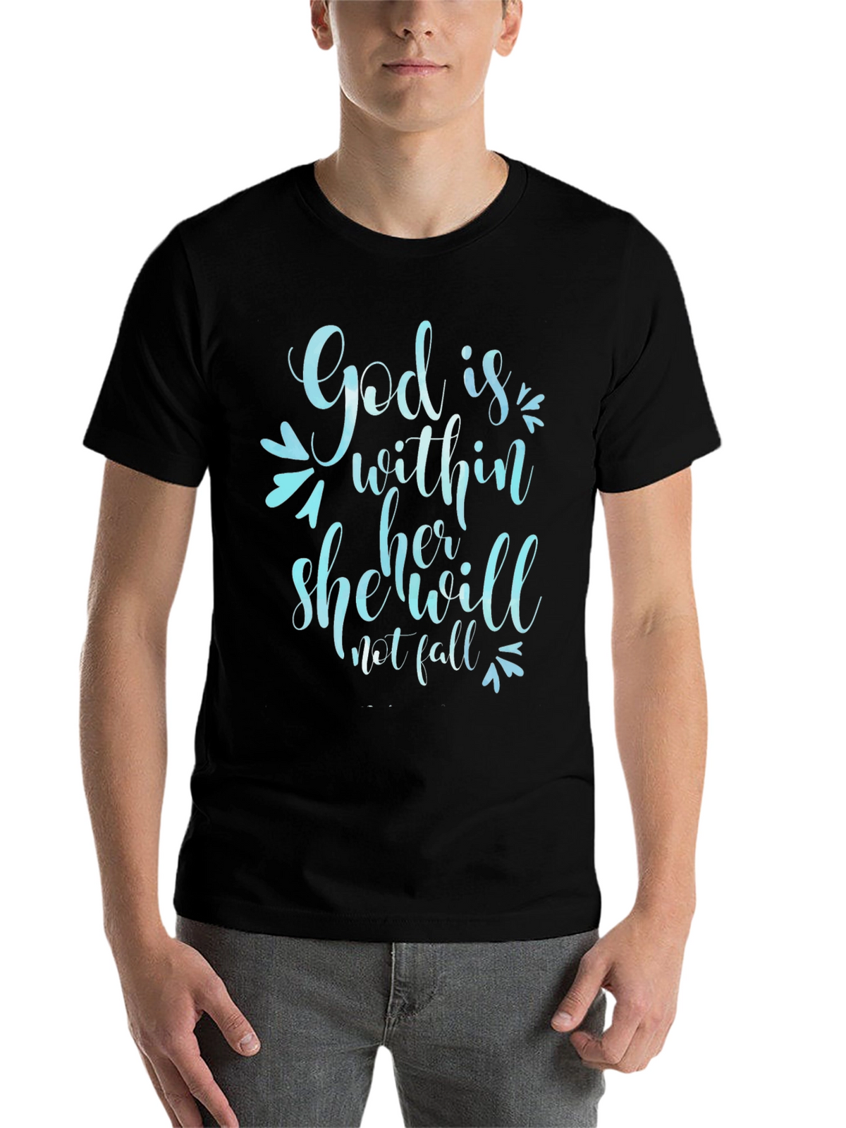 God is Within Her T-Shirt - Christian Apparel