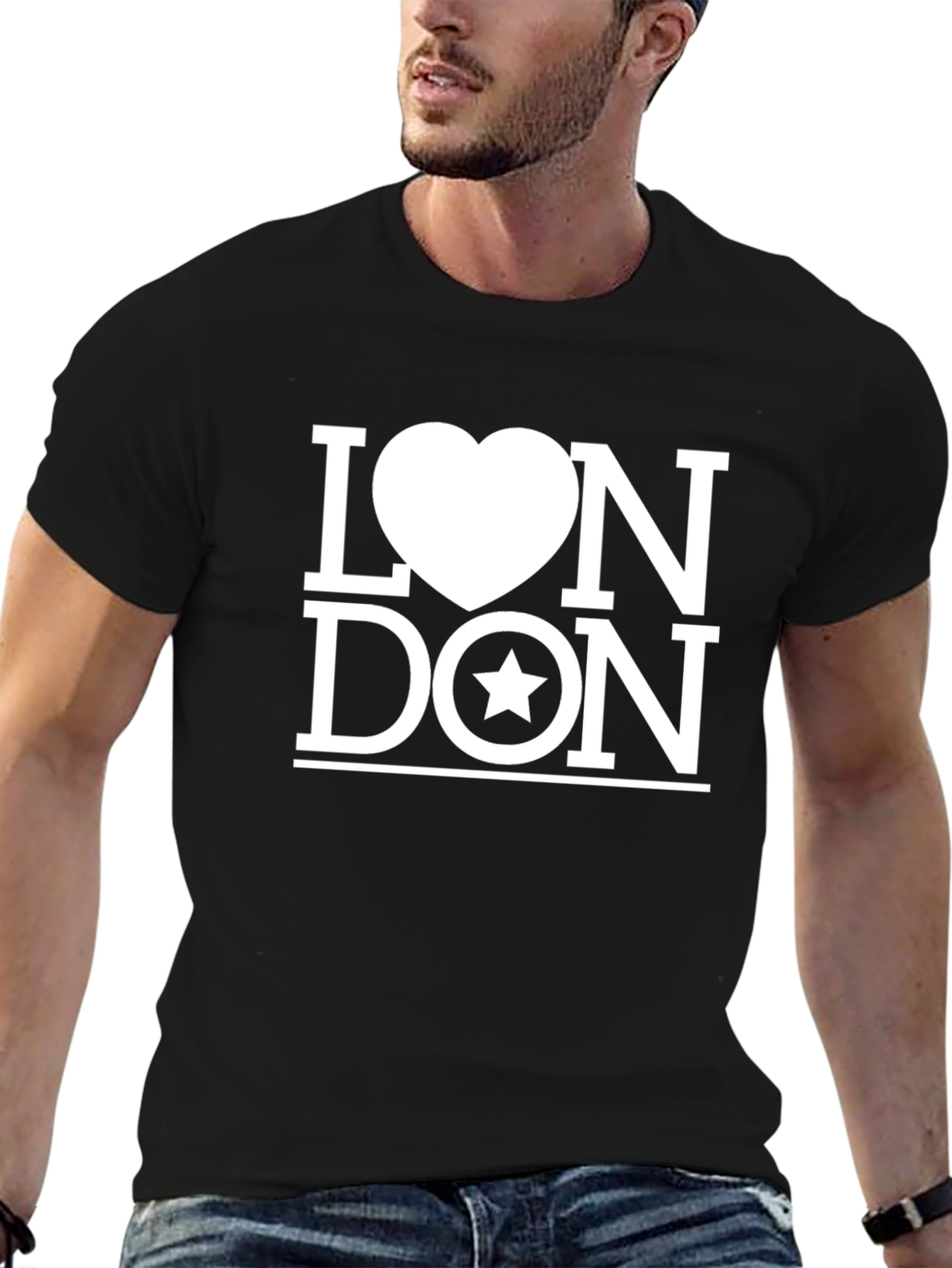 London Love Star Graphic Tee
