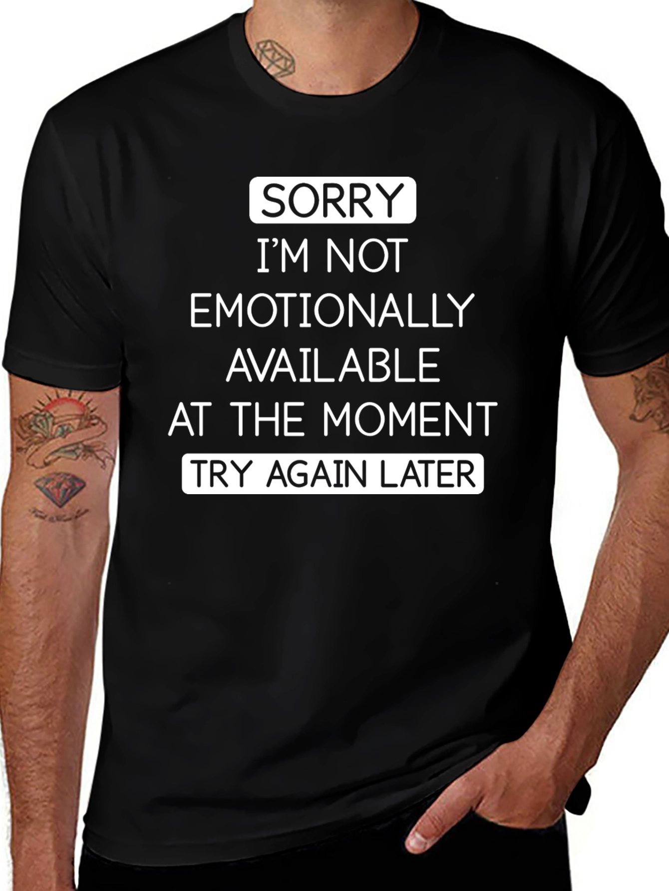 Emotionally Unavailable Humor T-Shirt