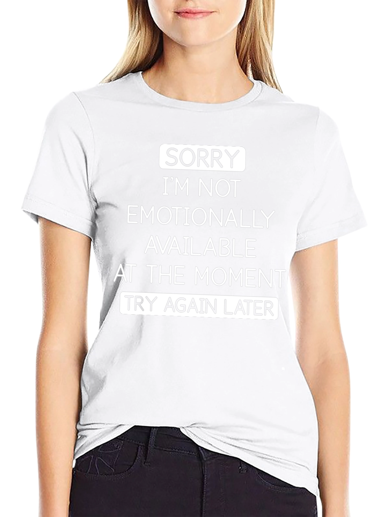 Emotionally Unavailable Humor T-Shirt