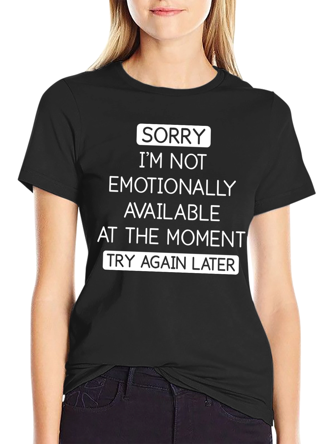 Emotionally Unavailable Humor T-Shirt