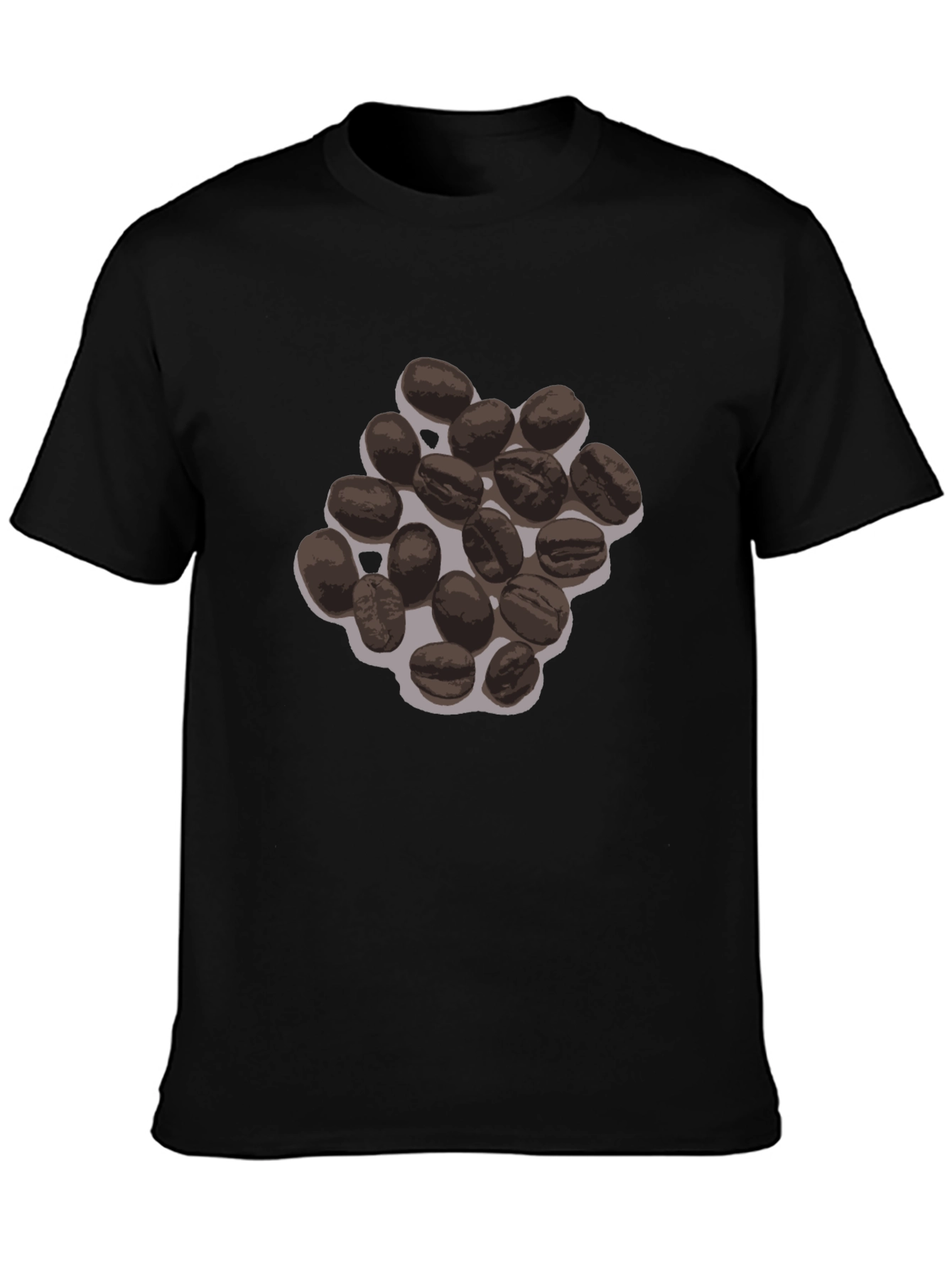 Coffee Bean T-Shirt - Black Graphic Tee