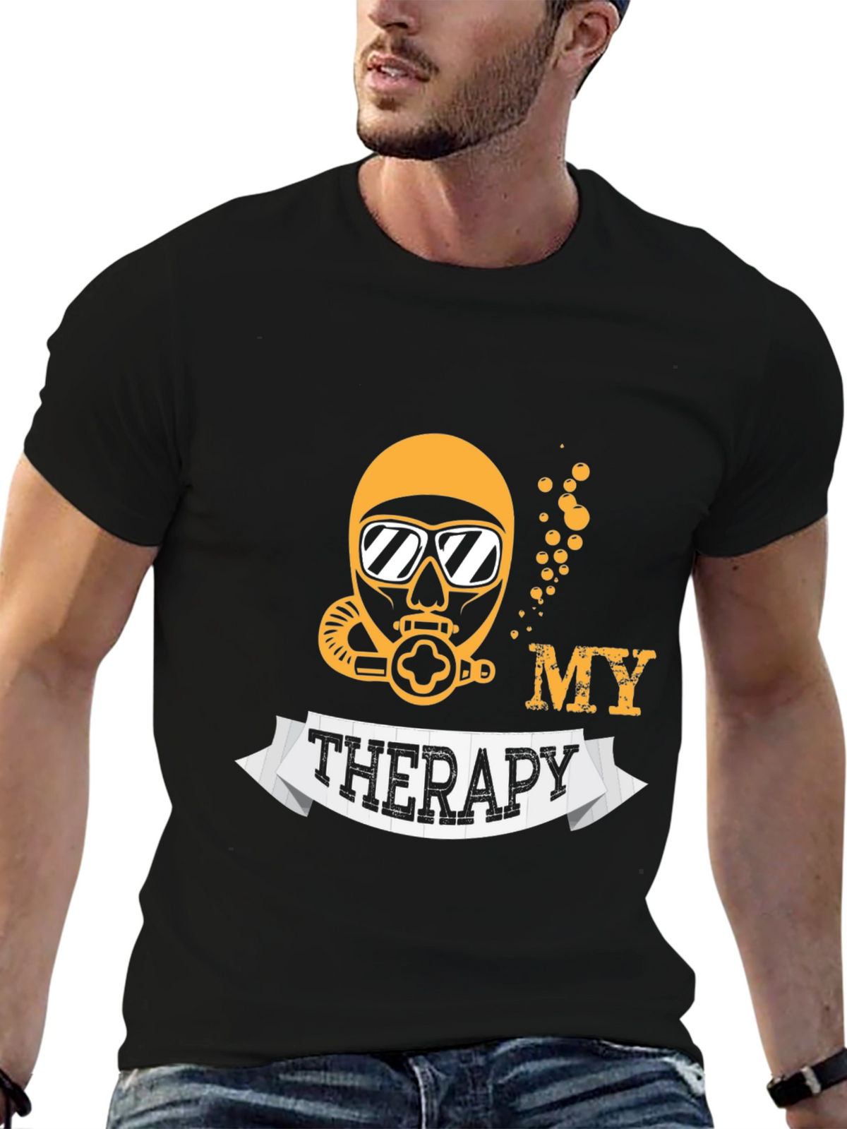 Diving Therapy T-Shirt: Scuba Diver Gift