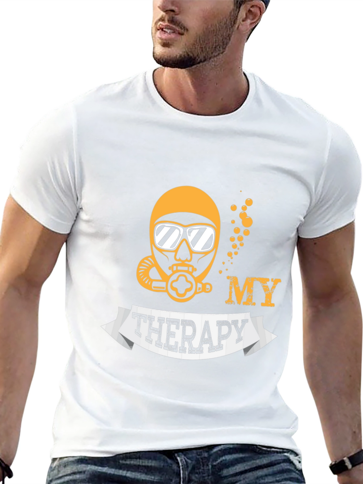 Diving Therapy T-Shirt: Scuba Diver Gift