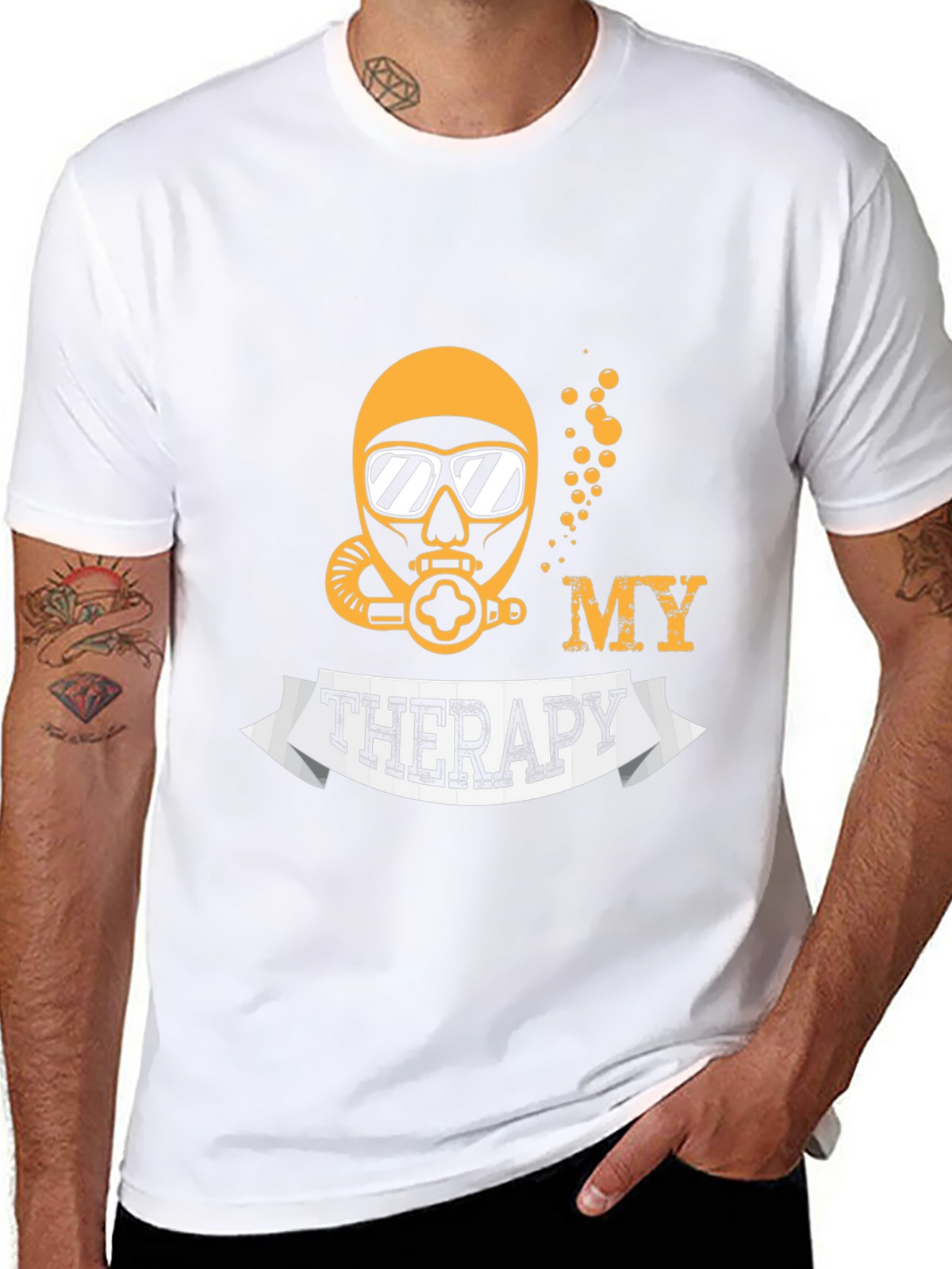 Diving Therapy T-Shirt: Scuba Diver Gift