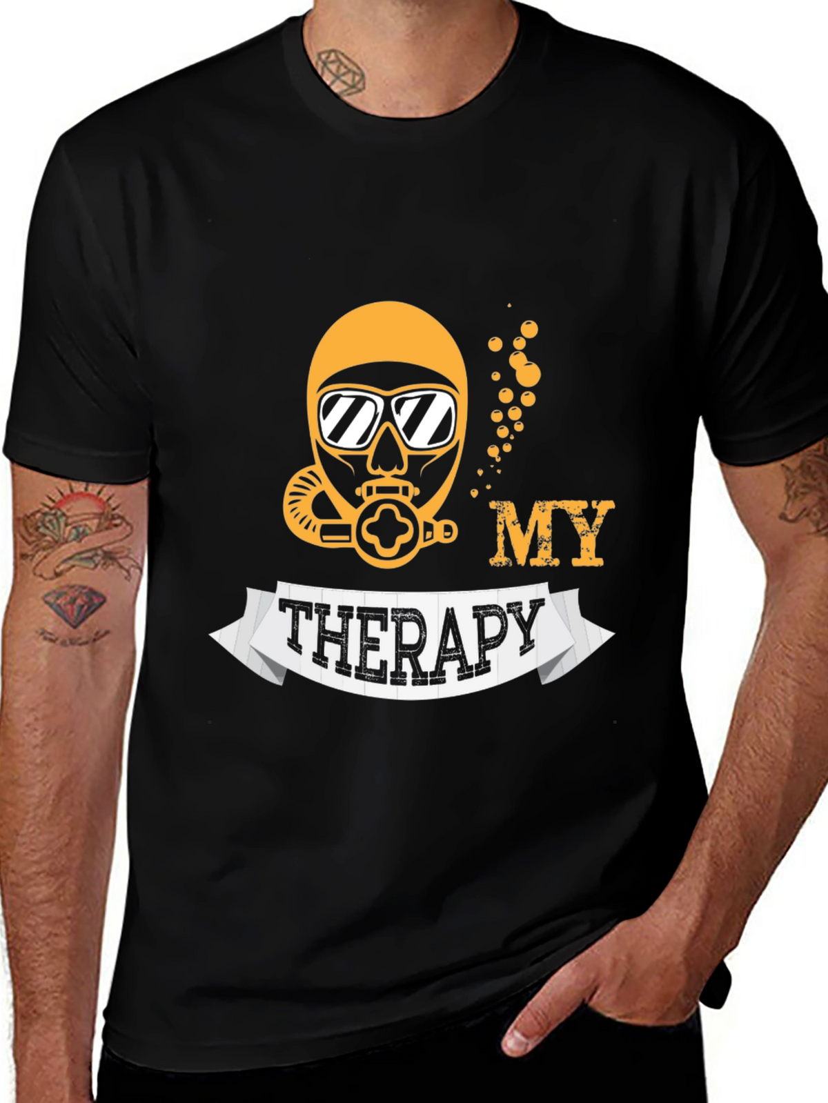 Diving Therapy T-Shirt: Scuba Diver Gift