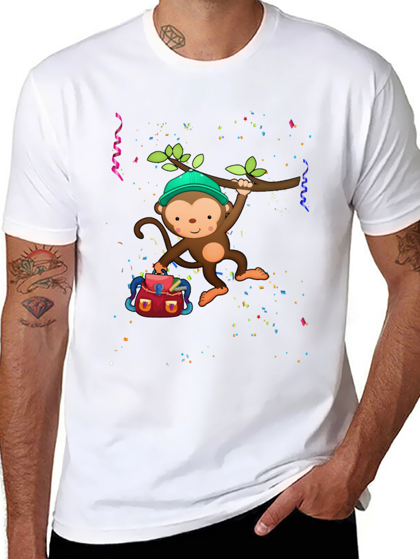 Monkey Graphic T-Shirt