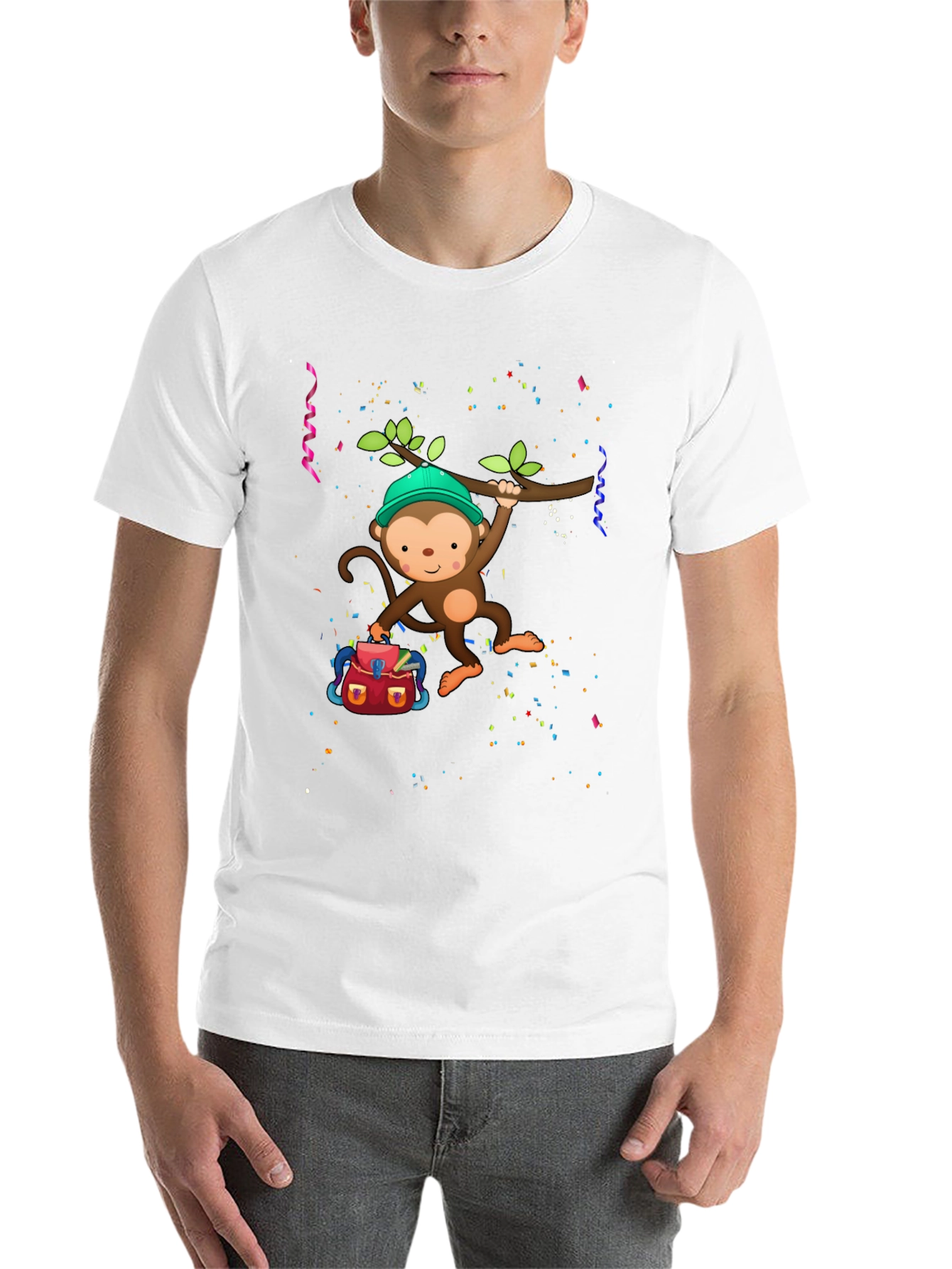 Monkey Graphic T-Shirt