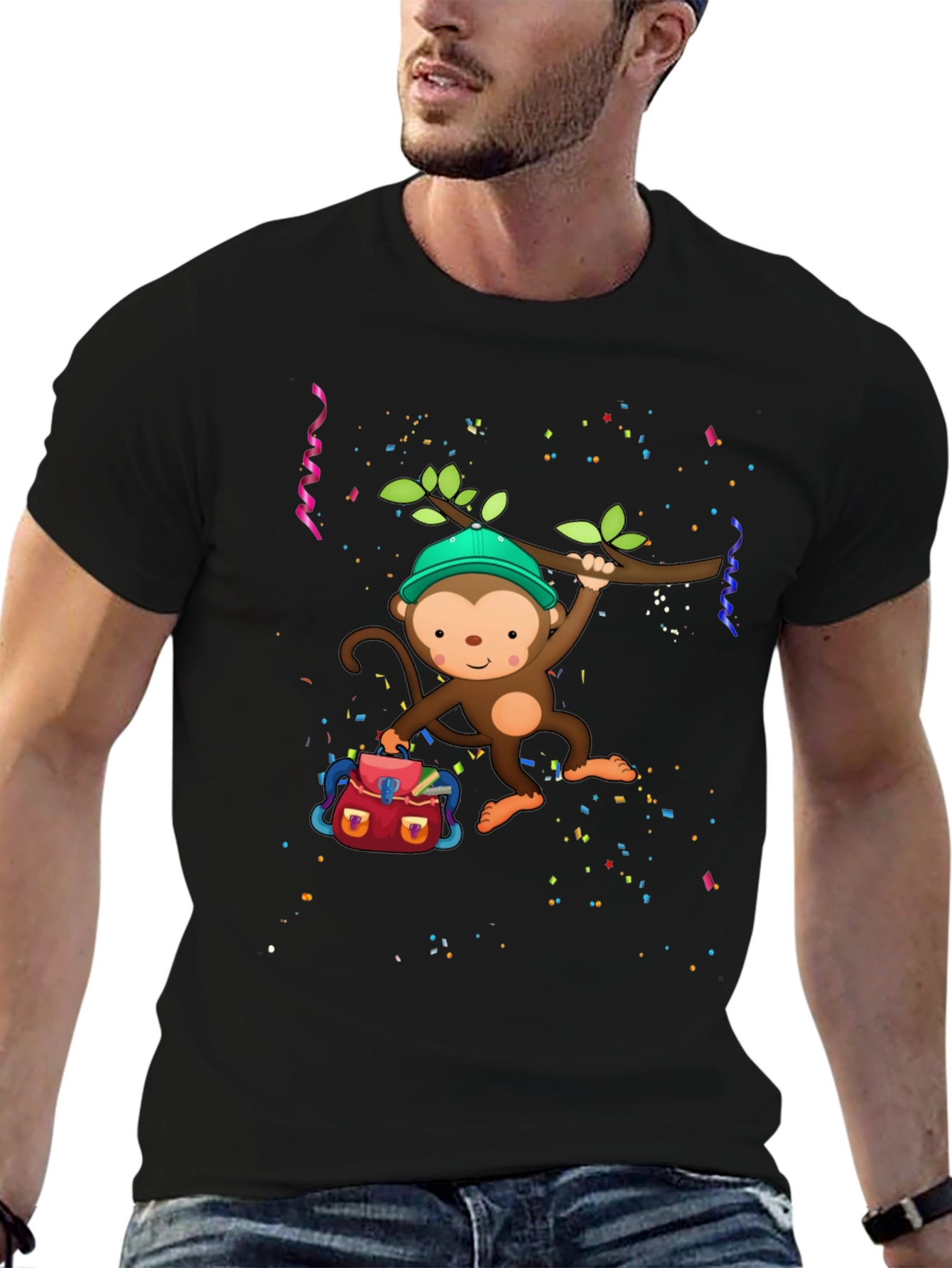 Monkey Graphic T-Shirt