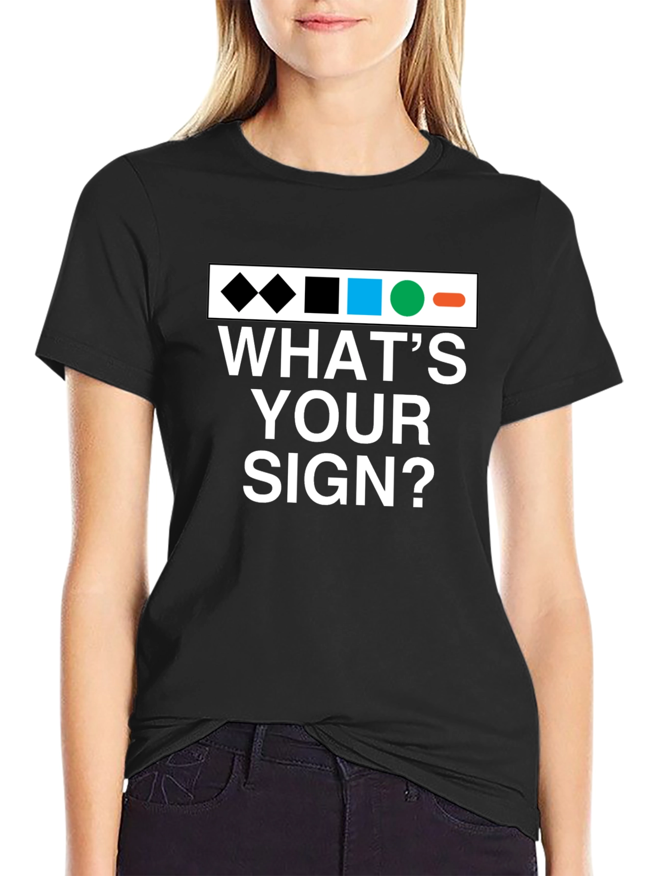 Whats Your Sign T-Shirt - Ski Trail Difficulty