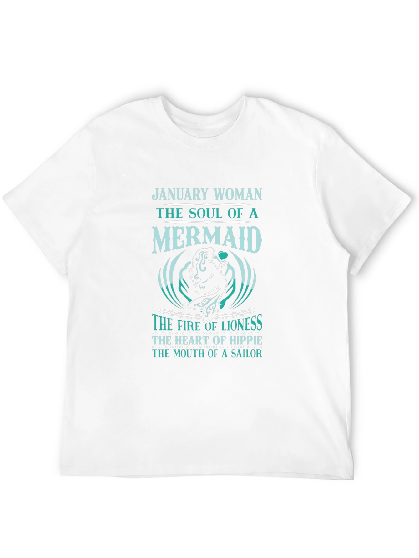 January Woman Mermaid Soul Graphic Tee