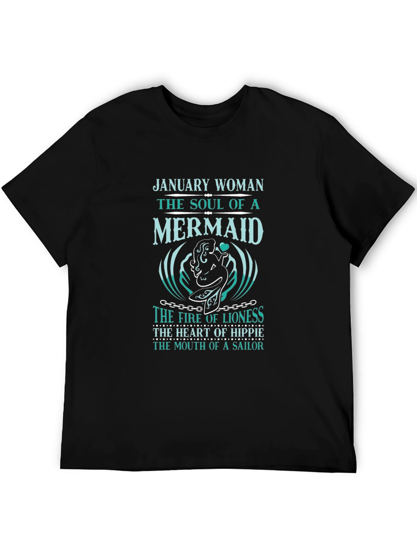 January Woman Mermaid Soul Graphic Tee