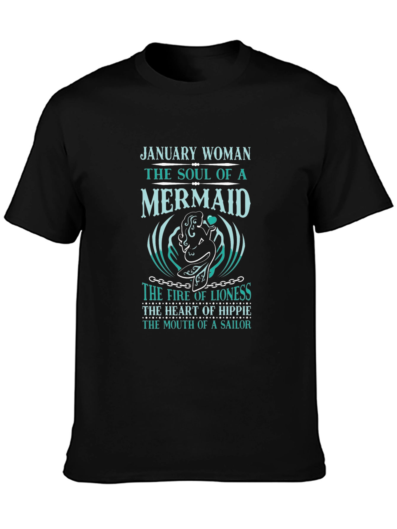 January Woman Mermaid Soul Graphic Tee