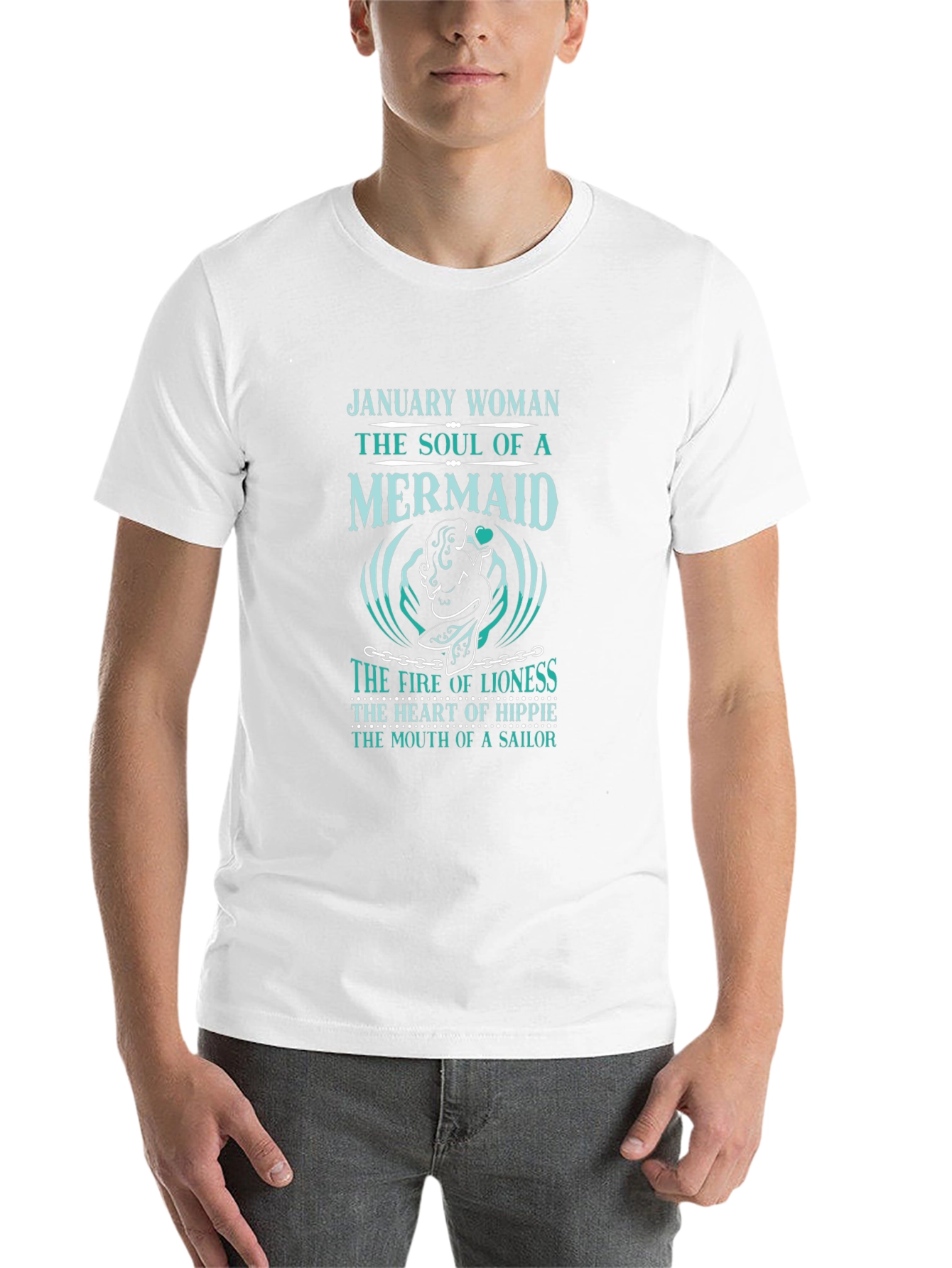 January Woman Mermaid Soul Graphic Tee