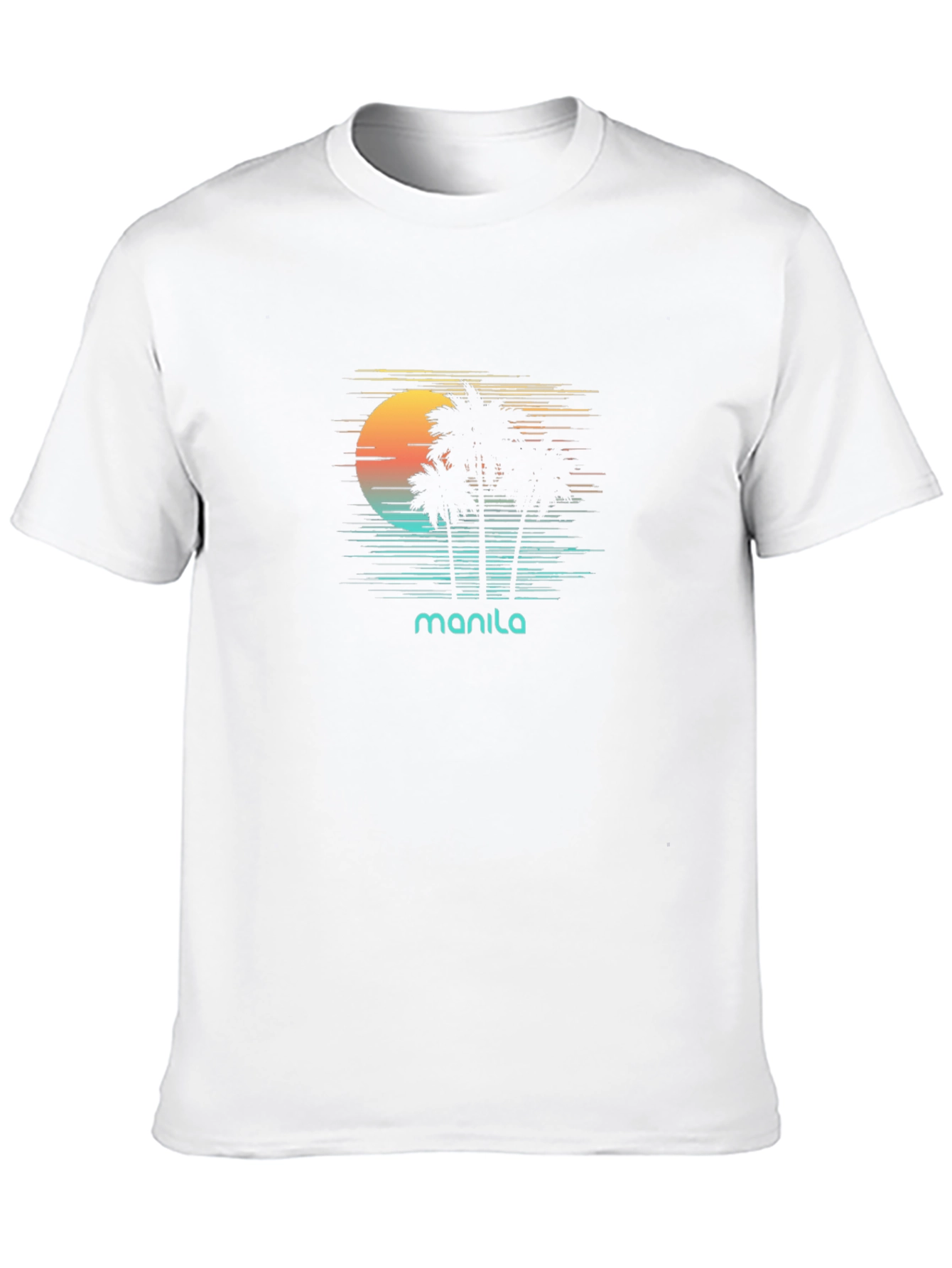 Manila Retro Sunset T-Shirt - Island Vibes